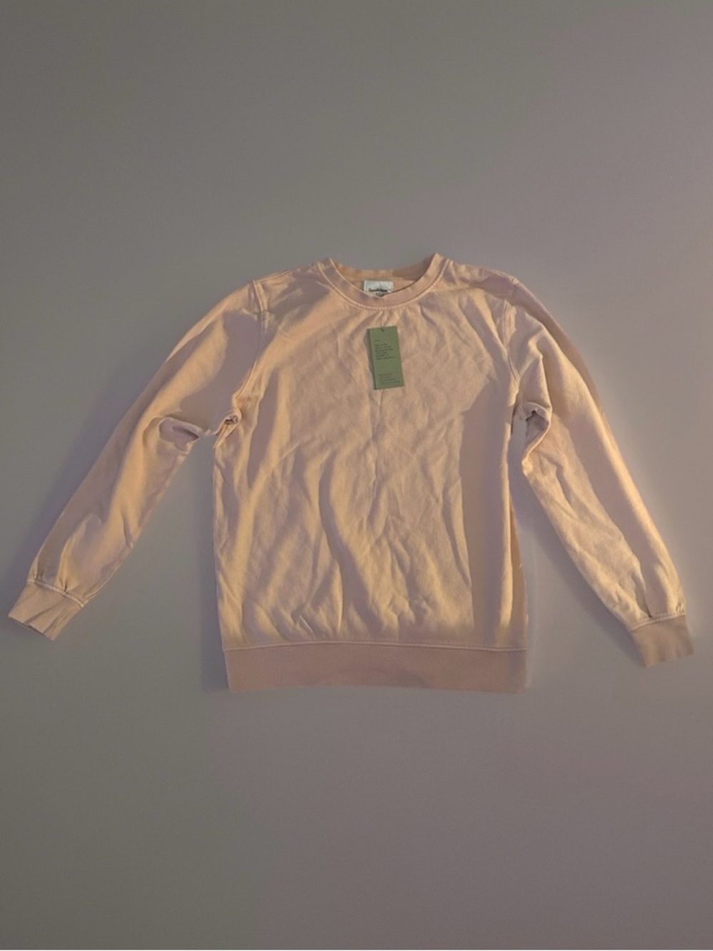 Goodfellow Pale Pink Crewneck Sweatshirt NWT Size M